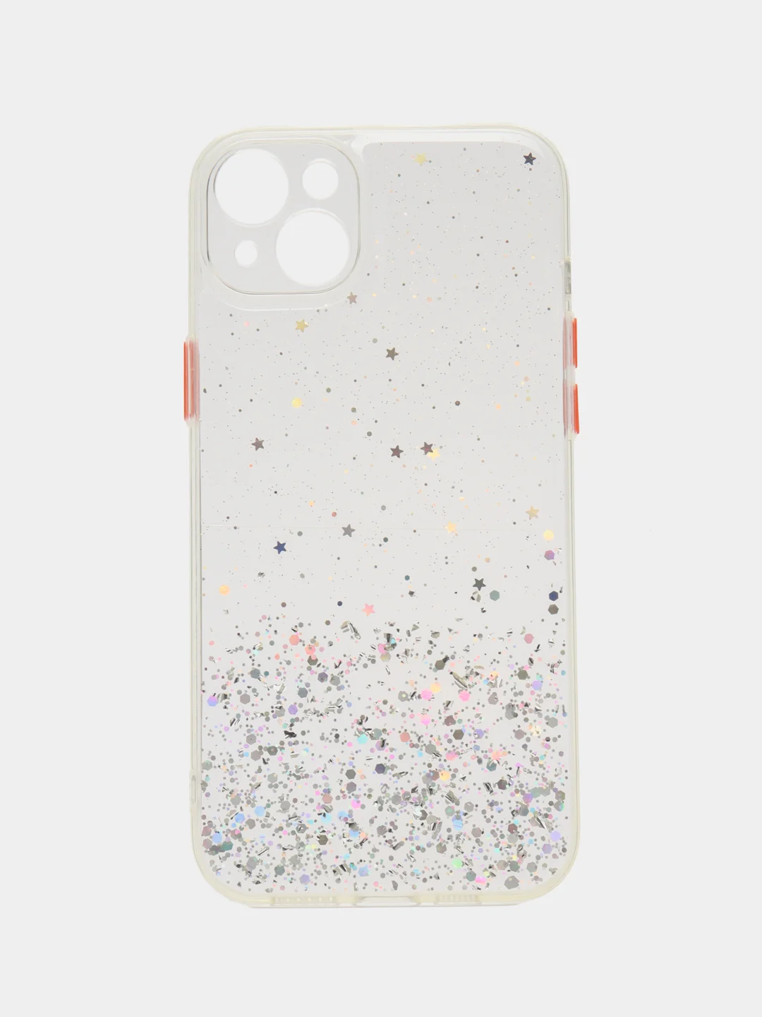 Прозрачный чехол для iPhone 11 12 13 14 Pro Max 7 8 X XS XR mini Plus айфон про макс с блестками