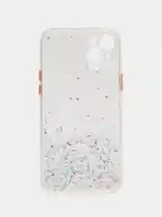 Прозрачный чехол для iPhone 11 12 13 14 Pro Max 7 8 X XS XR mini Plus айфон про макс с блестками
