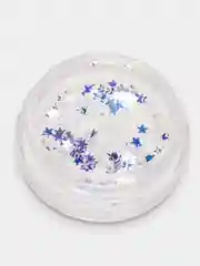 Желтый голографические блестки хлопья 3D для маникюра