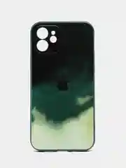 Зелёный хаки чехол для iPhone (Айфон) 11, 14, 13 Pro, Max, 7, 8, Plus, X, XS, XR, 12 Mini, силиконовый