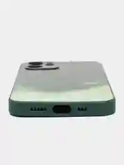 Зелёный хаки чехол для iPhone (Айфон) 11, 14, 13 Pro, Max, 7, 8, Plus, X, XS, XR, 12 Mini, силиконовый