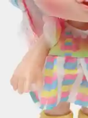 Разноцветный кукла музыкальная с сюрпризом Kindi Kids (Кинди Кидс) Dessert Girl, с аксессуарами