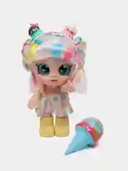 Разноцветный кукла музыкальная с сюрпризом Kindi Kids (Кинди Кидс) Dessert Girl, с аксессуарами