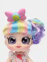 Алый кукла музыкальная с сюрпризом Kindi Kids (Кинди Кидс) Dessert Girl, с аксессуарами