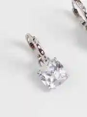 Серебряный серьги-трансформеры со съемной подвеской
