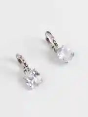 Серебряный серьги-трансформеры со съемной подвеской
