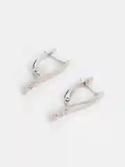 Серебряный серьги с ажурным узором, классические женские серьги