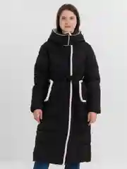 Молочный куртка женская зимняя, женский пуховик, удлиненная, стеганая, с капюшоном, длинная