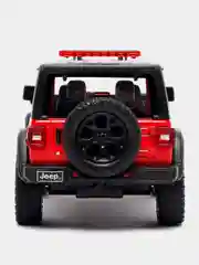 Красный металлическая машина Jeep Wrangler 2018 "Police", "Firefighter" KT5412DPR