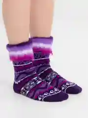 Тёмно-бордовый женские шерстяные носки