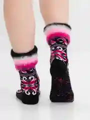 Серый металлик женские шерстяные носки
