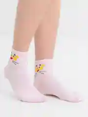 Розовый носки унисекс