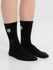 Красный носки женские, высокие