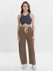 Оливковый брюки утепленные с плюшем на флисе женские
