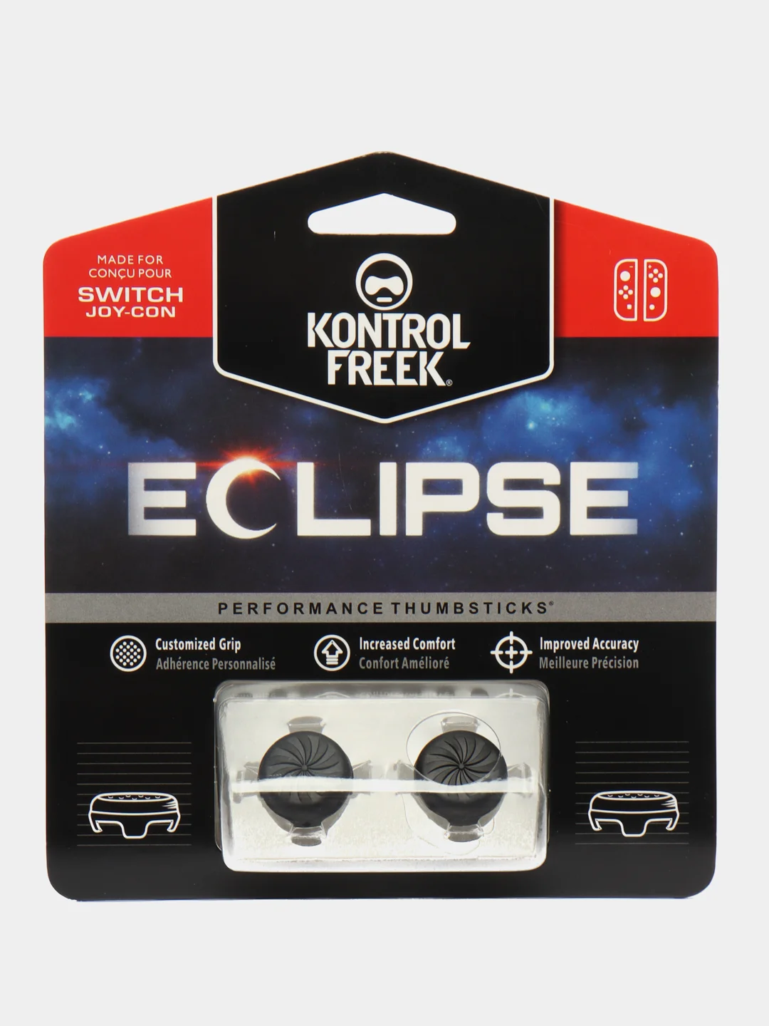 Черный накладки на стики KontrolFreek Nintendo Switch