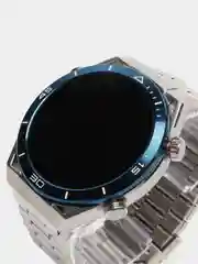 Синий смарт-часы series NO.1, 47 мм, мужские, умные, круглые, черный безель