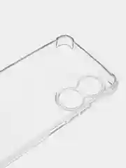 Прозрачный чехол для OPPO A58 (Оппо А58), прозрачный и силиконовый, с защитой камеры