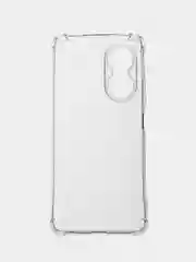 Прозрачный чехол для OPPO A58 (Оппо А58), прозрачный и силиконовый, с защитой камеры