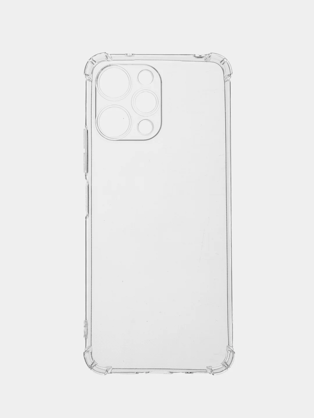Прозрачный чехол Xiaomi Redmi 12 4G (Сяоми Редми 12), прозрачный защита камеры противоударный черный