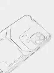 Прозрачный чехол с карманом для карт Xiaomi Redmi 10/Poco C40, прозрачный