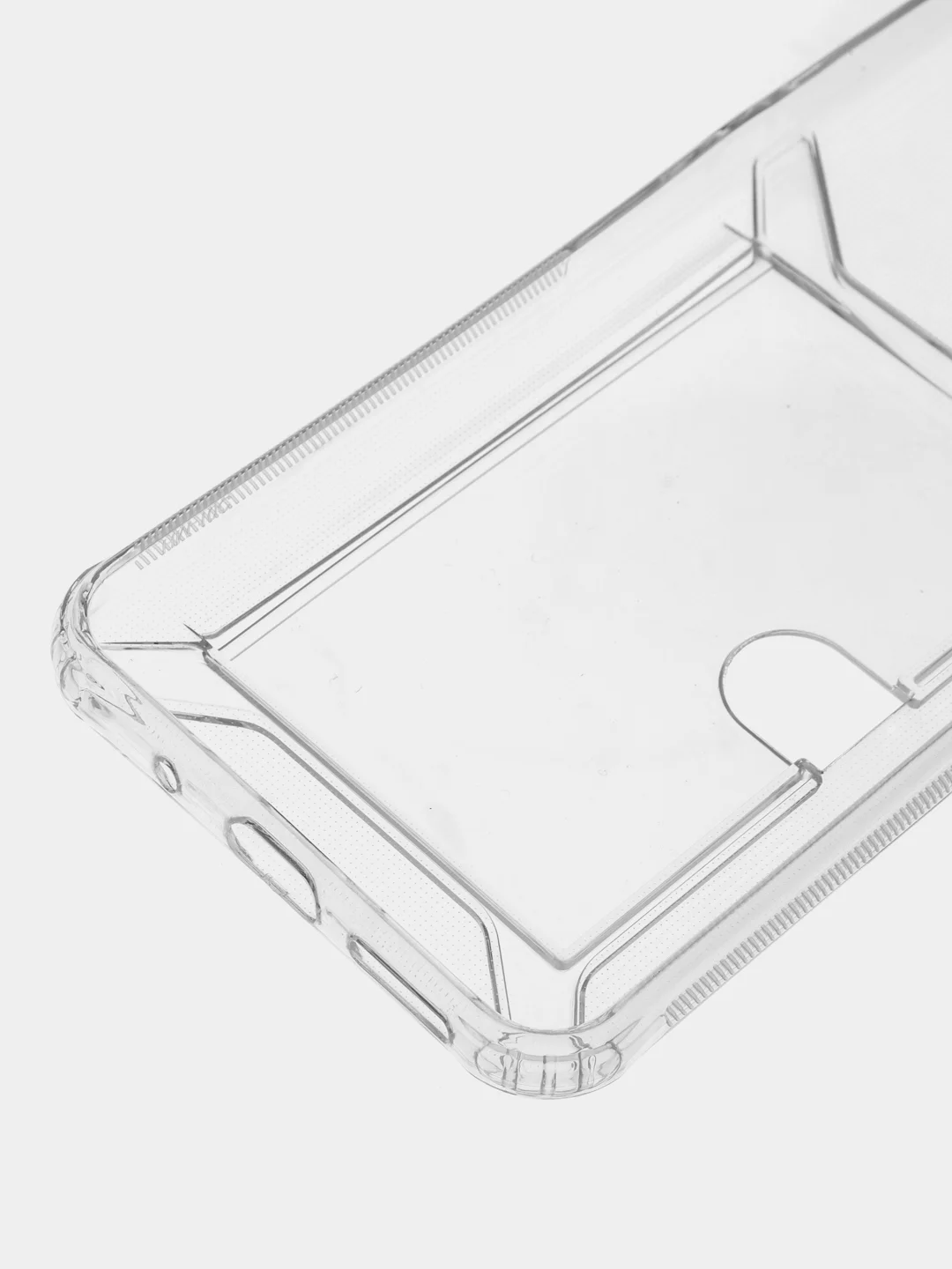 Прозрачный чехол с карманом для карт Xiaomi Redmi 10/Poco C40, прозрачный