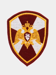 Шеврон общевойсковой "Орел Росгвардия", 7,5 х 10 см