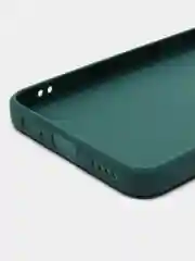 Зеленый силиконовый чехол для Realme 11 5G, прозрачный