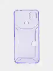 Лавандовый чехол с карманом для карт для Xiaomi Redmi 9C/10A, прозрачный