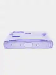 Лавандовый чехол с карманом для карт для Xiaomi Redmi 9C/10A, прозрачный