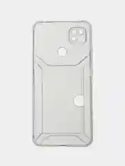Прозрачный чехол с карманом для карт для Xiaomi Redmi 9C/10A, прозрачный