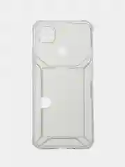 Прозрачный чехол с карманом для карт для Xiaomi Redmi 9C/10A, прозрачный
