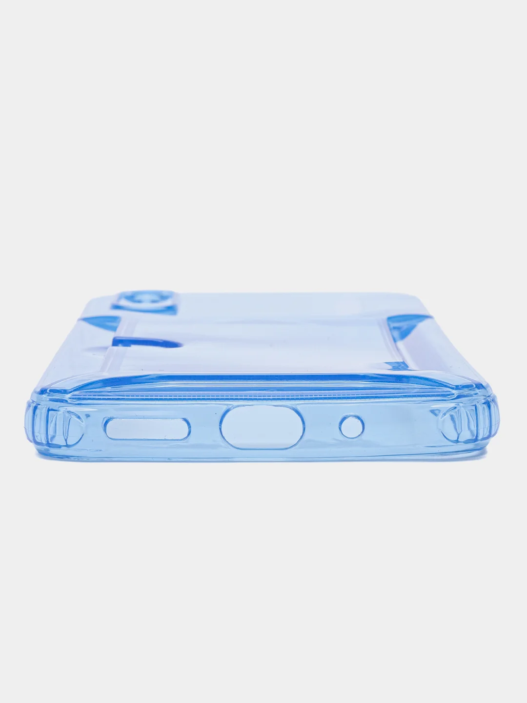 Голубой чехол с карманом для карт для Xiaomi Redmi 9A, прозрачный, Сяоми Редми 9А