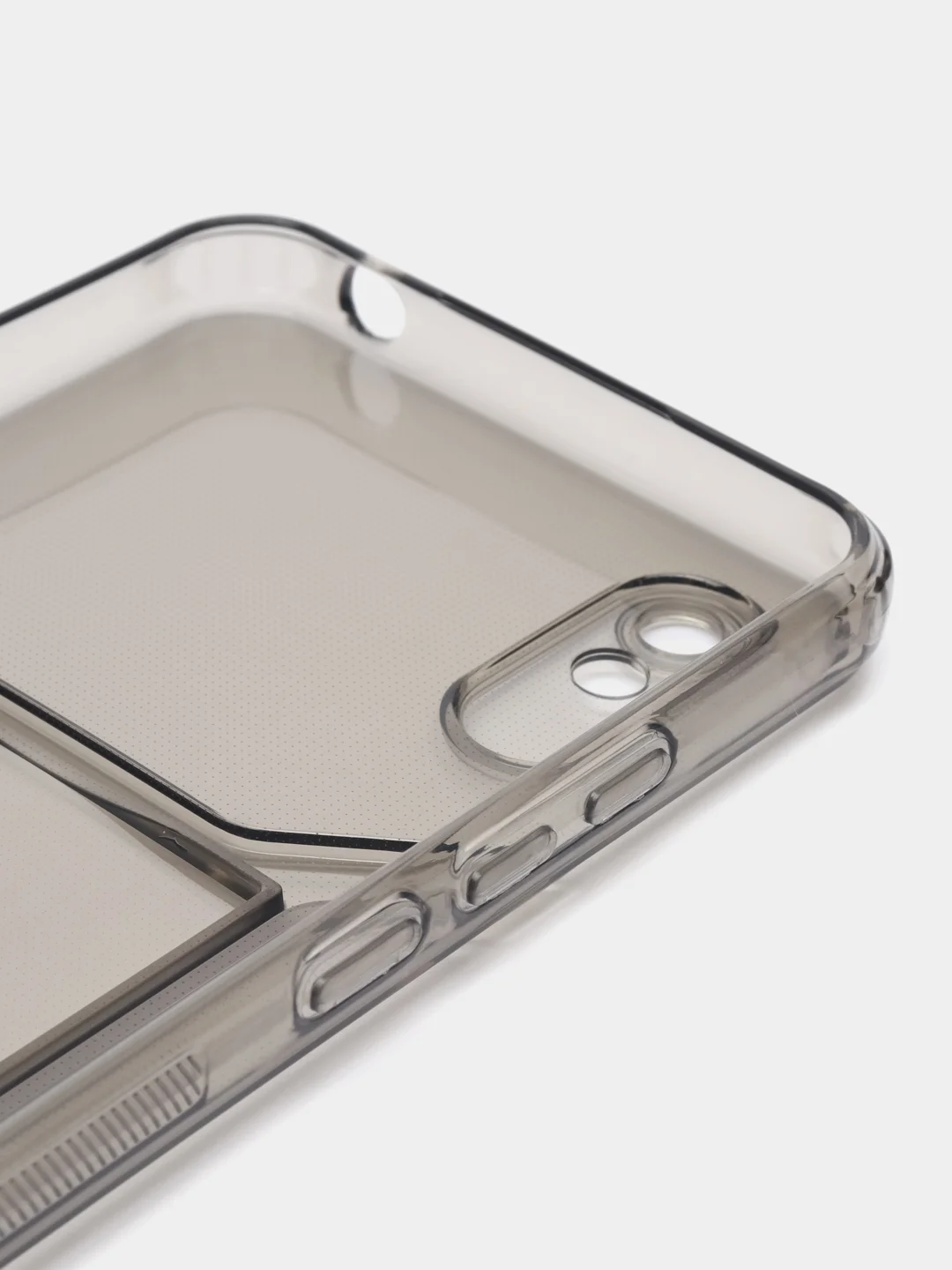 Розовый чехол с карманом для карт для Xiaomi Redmi 9A, прозрачный, Сяоми Редми 9А