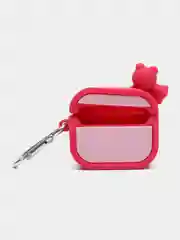 Тёмно-розовый чехол для беспроводных наушников AirPods 3 (Аирподс 3)
