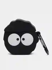 Угольный чехол для беспроводных наушников AirPods 1 / 2, Аир Подс 1 / 2, Эйр Подс