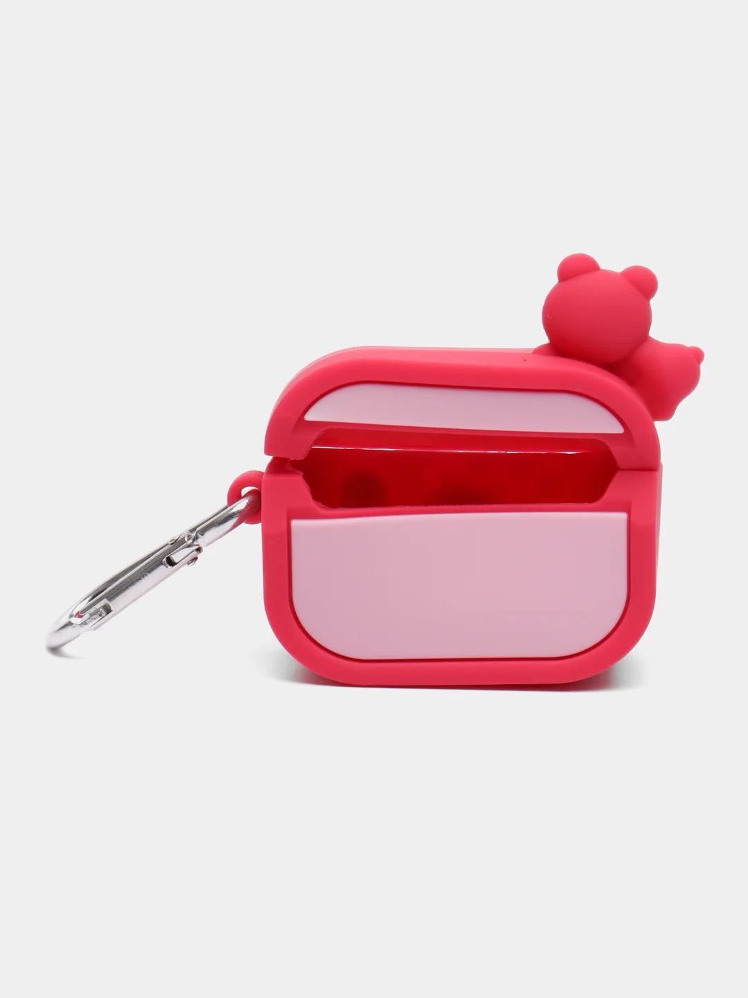 Тёмно-розовый чехол для беспроводных наушников AirPods Pro