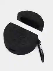 Черный чехол для беспроводных наушников AirPods 1 / 2, Аир Подс 1 / 2, Эйр Подс