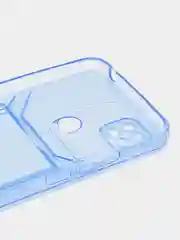 Голубой чехол с карманом для карт для Xiaomi Redmi 9C/10A, прозрачный