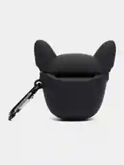 Серый металлик чехол для беспроводных наушников AirPods 1 / 2, Аир Подс 1 / 2, Эйр Подс