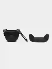 Серый металлик чехол для беспроводных наушников AirPods 1 / 2, Аир Подс 1 / 2, Эйр Подс