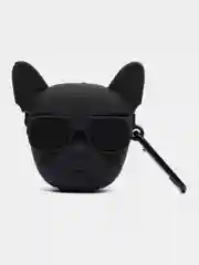 Серый металлик чехол для беспроводных наушников AirPods 1 / 2, Аир Подс 1 / 2, Эйр Подс