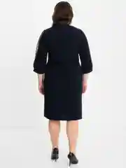 Темно-синий платье женское повседневное, на корпоратив, на вечеринку, на Новый год. Большие размеры