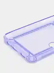 Лавандовый чехол с карманом для карт Samsung Galaxy A12/M12, прозрачный, Самсунг Галакси А12/М12
