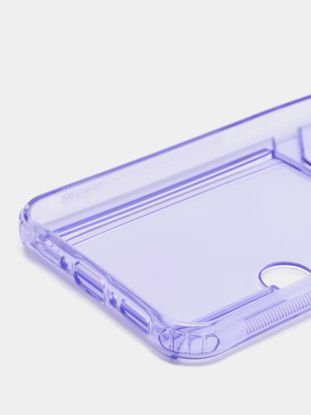 Лавандовый чехол с карманом для карт для Samsung Galaxy A34, прозрачный, Самсунг Галакси А34