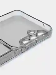Черный чехол с карманом для карт для Samsung Galaxy A34, прозрачный, Самсунг Галакси А34