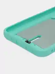 Бирюзовый чехол для Xiaomi Redmi 12 (Сяоми Редми 12), с карманом для карт