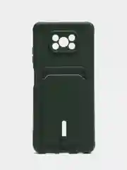 Зеленый чехол Xiaomi Poco X3 NFS X3 Pro (Сяоми Поко Х3 Х3 Про), с карманом для карт
