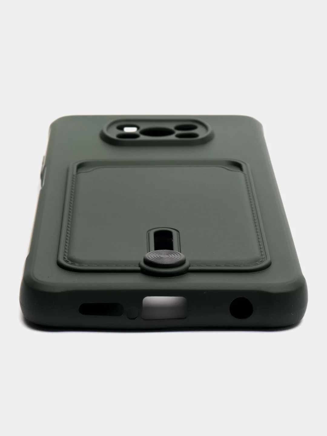 Зеленый чехол Xiaomi Poco X3 NFS X3 Pro (Сяоми Поко Х3 Х3 Про), с карманом для карт