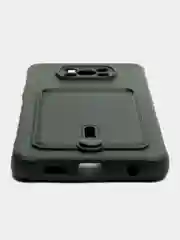 Зеленый чехол Xiaomi Poco X3 NFS X3 Pro (Сяоми Поко Х3 Х3 Про), с карманом для карт