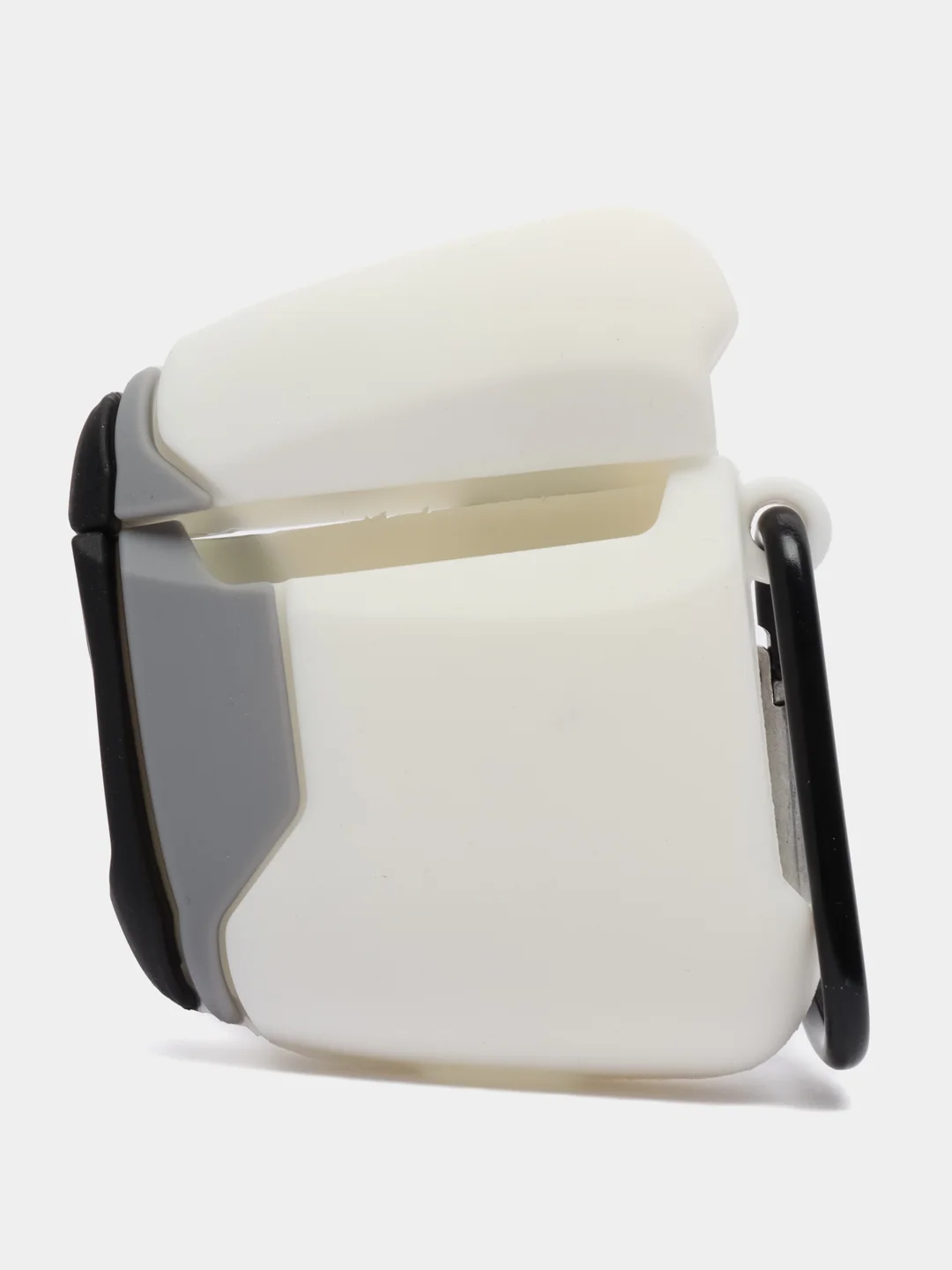 Белый чехол для беспроводных наушников AirPods 1 / 2, Аир Подс 1 / 2, Эйр Подс